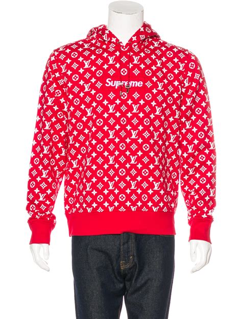 how much is a louis vuitton supreme hoodie